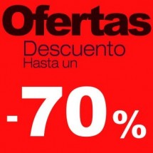 Cartel rebajas Ofertas -70%