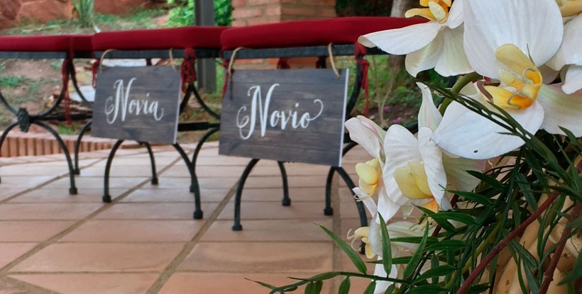 Carteles Boda Novia y Novio