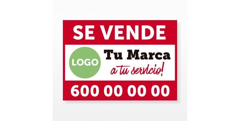 Cartel de inmobiliaria SE VENDE