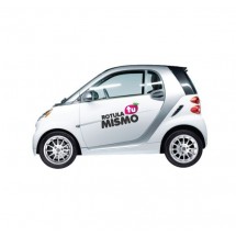 Rotulación vehículo tipo Smart