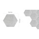 Hexágonos PVC para pared