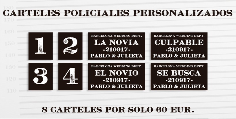 Photocall boda Policial