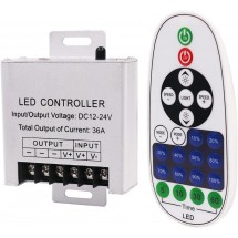 Dimmer potente para tira monocolor 12/24V 18A