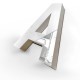 Letras corporeas huecas aluminio
