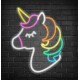 Neon unicornio