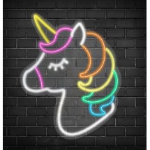 Neon unicornio