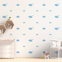 Vinilo Infantil Nubes