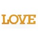 Letras LOVE gigantes con luz