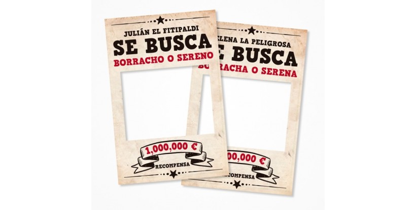 2 Carteles Se Busca Boda