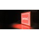 Rótulo bastidor madera luminoso / Rótulo con marco de madera iluminado