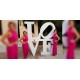 Letras love gigantes Evento