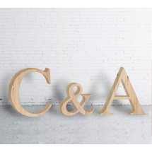Letras Madera Boda