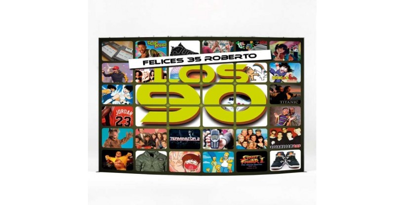 Photocall Cumpleaños de los 90