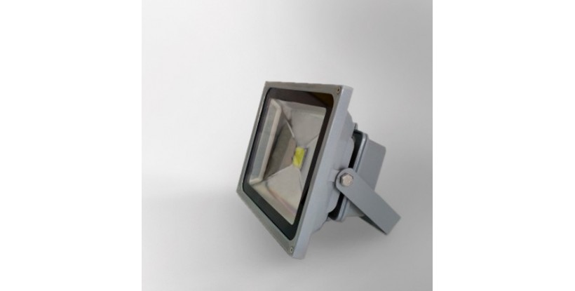 Foco led de exterior con iluminación halógena