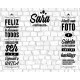photocall pared estilo grafiti ladrillo para cumples