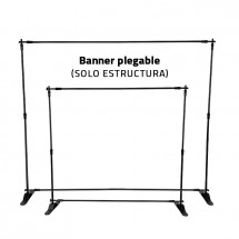 Banner plegable (solo estructura)