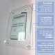 Doble placa de metacrilato horario