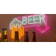 Neón Beer con Flecha