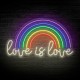 Neón LOVE IS LOVE
