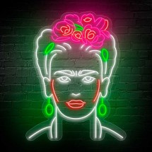 Neón Frida Khalo