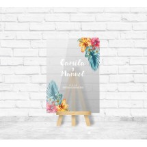 Cuadro Tropical para Boda