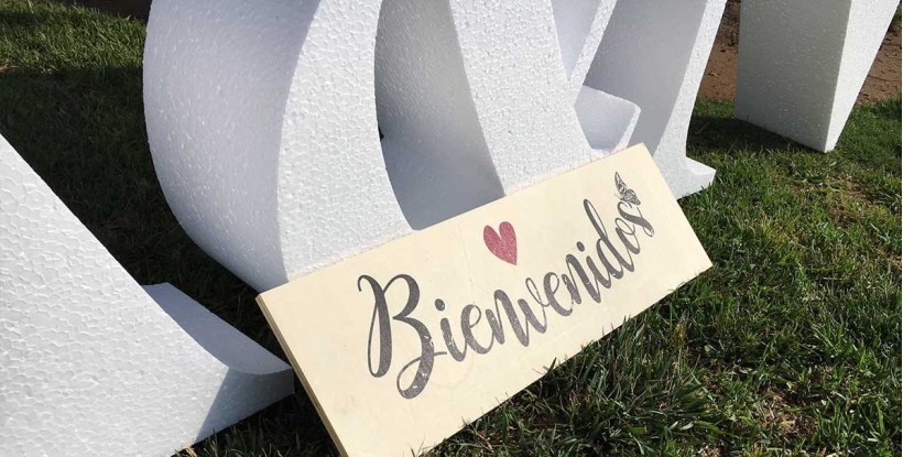 Carteles Madera Boda