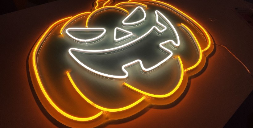 Neón Calabaza Halloween