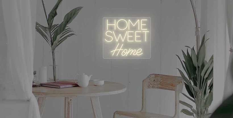 Neón HOME SWEET HOME