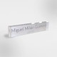 Placas identificativas de metacrilato