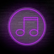 Neón Nota Musical