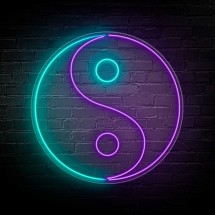 Neón Yin Yang