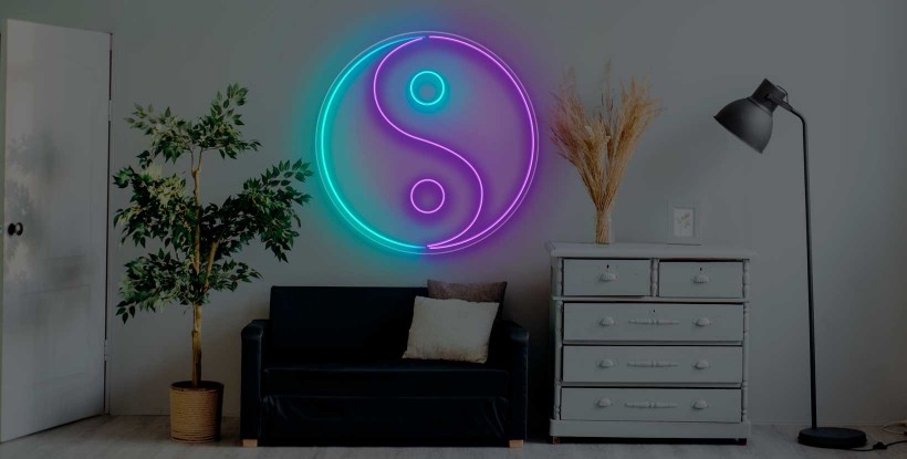 Neón Yin Yang