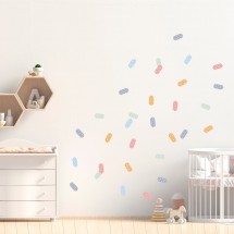 Vinilo Infantil Grageas