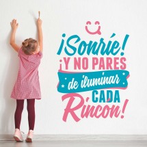 Vinilo Infantil ¡Sonríe!