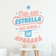 Vinilo Infantil Eres una Estrella