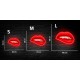 Neón Labios con metacrilato impreso