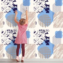 Vinilo Pared Geometric Textures