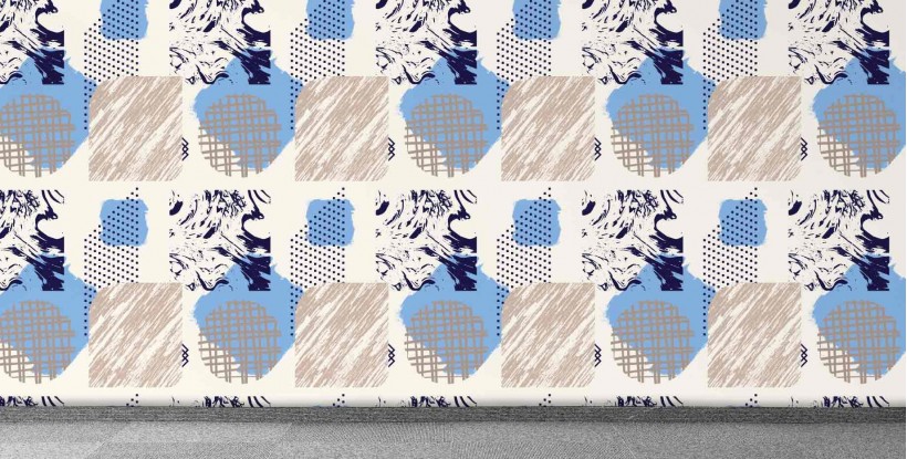 Vinilo Pared Geometric Textures
