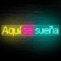 Neón AQUÍ SE SUEÑA