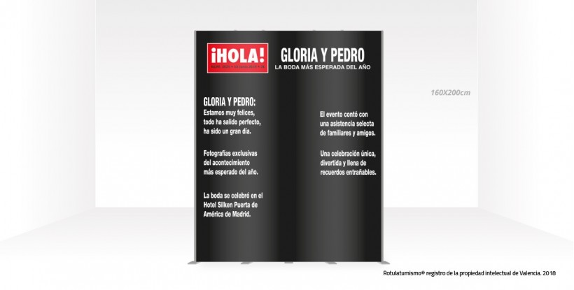Photocall Boda Revista