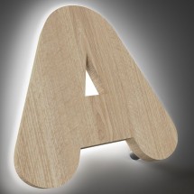 Letras de Madera retroiluminadas