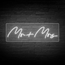 Neón Mr + Mrs