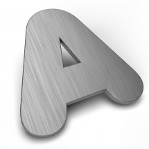 Letras Corpóreas Aluminio
