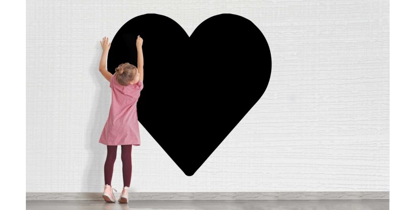 Vinilo Pizarra Corazón
