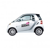 Rotulación vehículo tipo Smart