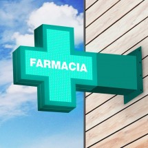 Cruz led farmacia
