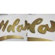 Letras corpóreas de latón