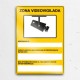 Cartel Zona Videovigilada Homologado