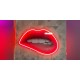 Neón Labios con metacrilato impreso