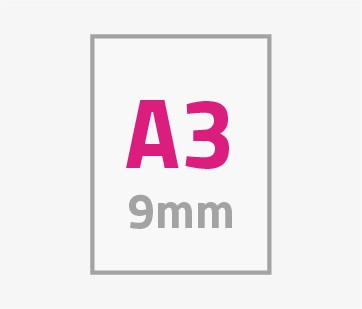 A3 9mm grosor (12V-6w)